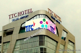 MÀN HÌNH LED P10 OUTDOOR - TTC HOTEL DELUXE AIRPORT 