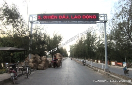 Cổng chào H.Vĩnh Hưng – Long An