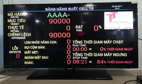 HỆ THỐNG MÀN HÌNH LCD CÔNG TY SƠN KHA