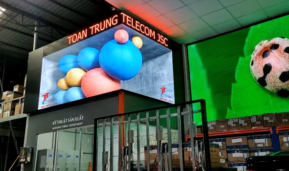 MÀN HÌNH LED 3D DEMO TẠI CÔNG TY TOÀN TRUNG