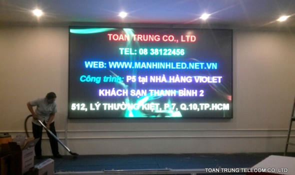 MÀN HÌNH LED P5 – TTC HOTEL (HCM)