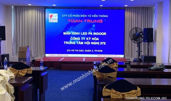 MÀN HÌNH LED P6 - TRUNG TÂM HỘI NGHỊ 272 (DU LỊCH KỲ HÒA)